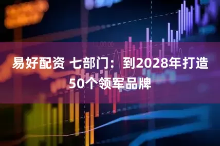 易好配资 七部门：到2028年打造50个领军品牌
